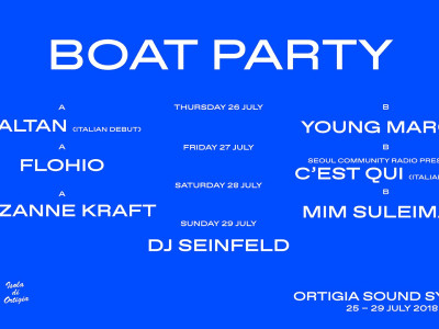 OSS - ORTIGIA SOUND SYSTEM - "BOAT PARTY"