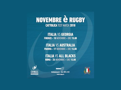 ITALIA VS AUSTRALIA - Cattolica Test Match 2018