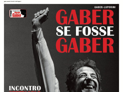 Andrea Scanzi  in "Gaber se  fosse  Gaber" - TREVISO