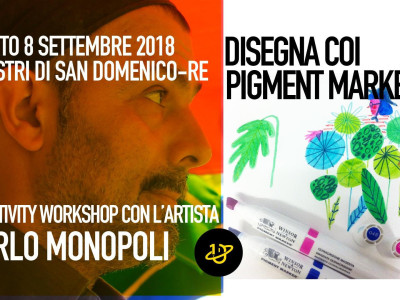 DISEGNA COI PIGMENT MARKERS - Workshop di tecniche pittoriche