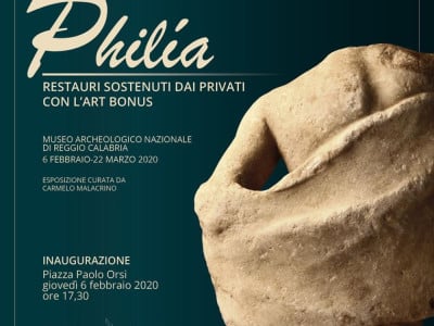 Philia. Inaugurazione esposizione di restauri con Art Bonus al MArRC