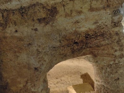 Scavi. Necropoli etrusca di Strozzacapponi.  Fedeli, Marcello; jpg; 1417 pixels; 2126 pixels