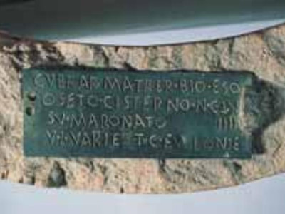 Dedica a Cupra Museo Archeologico Nazionale di Perugia; jpg; 247 pixels; 150 pixels