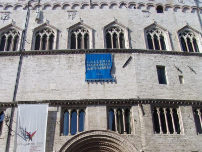 Galleria Nazionale dell'Umbria. Facciata d'in Fratelli Alinari/ Tatge, George/ Castignani, Sante/ Soprintendenza ai beni a.a.as. dell'Umbria; jpg; 1536 pixels; 2048 pixels