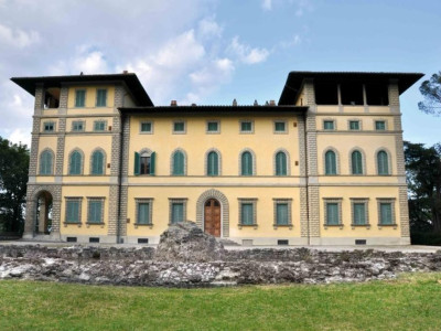 Villa Franchetti "La Montesca". Esterno, (sec Parco Tecnologico 3A-Progetto Ville e Giardini Regione Umbria; jpg; 768 pixels; 528 pixels