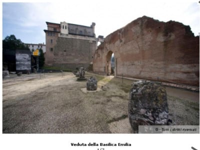 Veduta della Basilica Emilia
