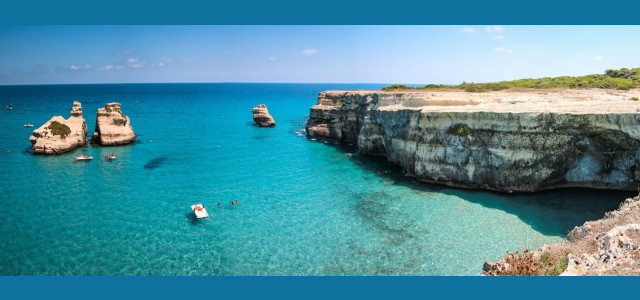 Nel paesaggio incontaminato della Puglia