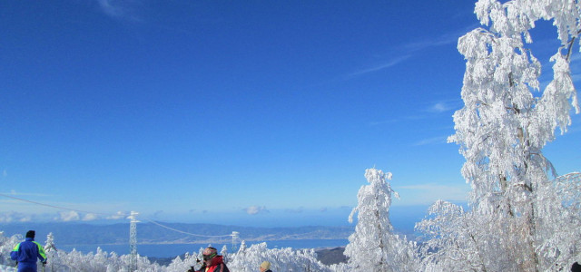 Sciare a Gambarie: sulla neve in Calabria vista mare