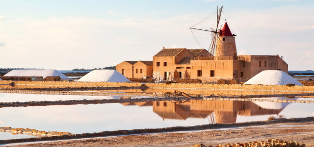 Itinerario lungo le Saline di Trapani e Paceco