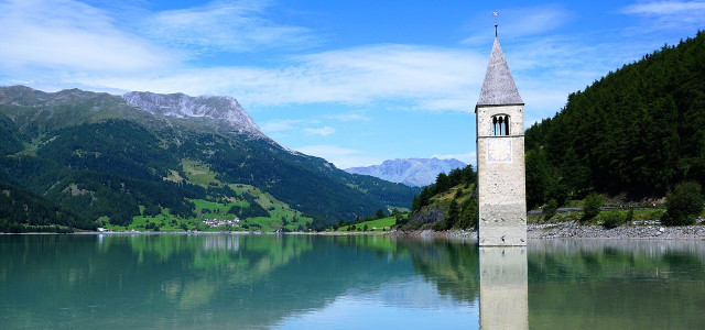 Dove si trova Curon, il paese sommerso