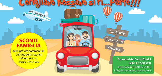 Corigliano-Rossano si riparte! Sconti a famiglie nel mese di luglio