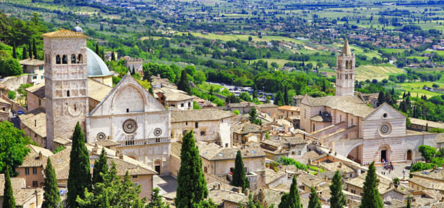 Tour dell'Umbria in auto fai da te