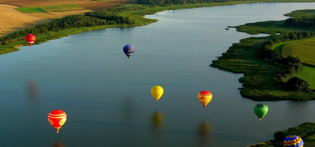 Dove fare un volo in mongolfiera in Italia