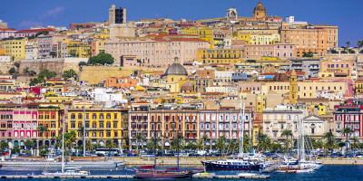 Cagliari, vista dal Porto
