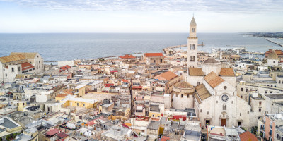 Vista panoramica della città vecchia di Bari