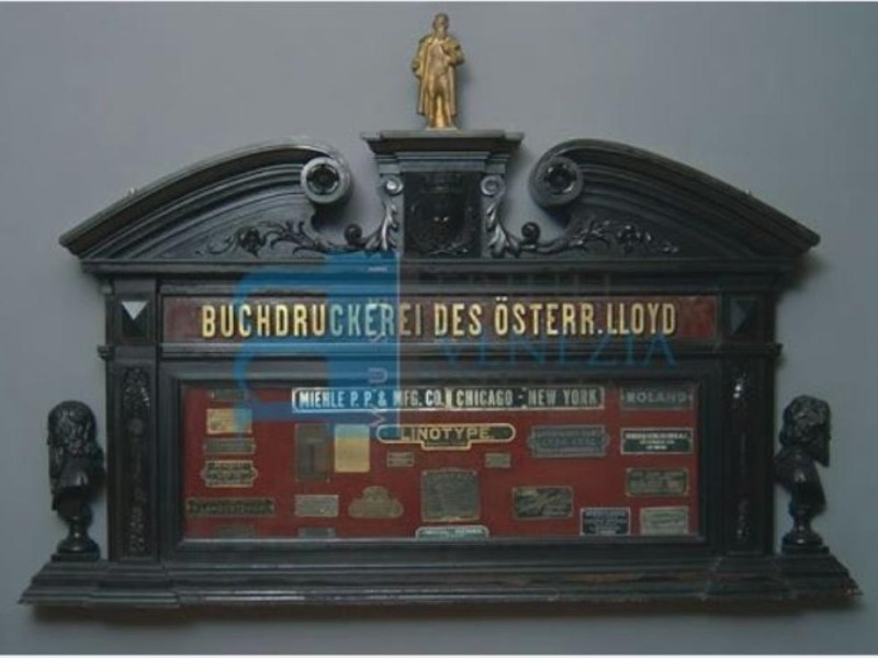 Vetrinetta della Tipografia del Lloyd austria