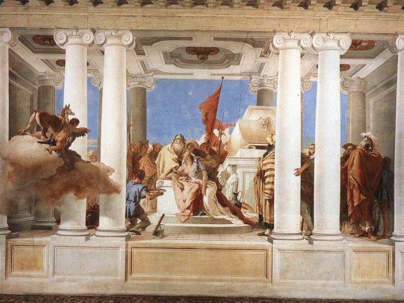 Sacrificio d'Ifigenia, Gianbattista Tiepolo (1757)