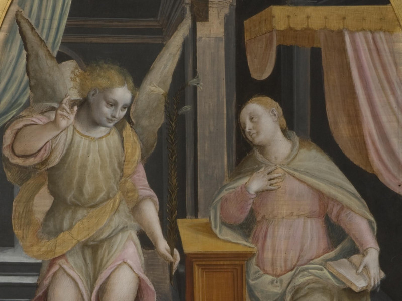 Annunciazione, Lanino Annunciazione, Lanino