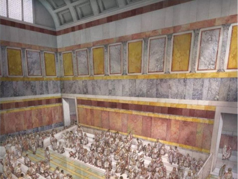 Auditorium Adriano ricostruzione Auditorium Adriano ricostruzione
