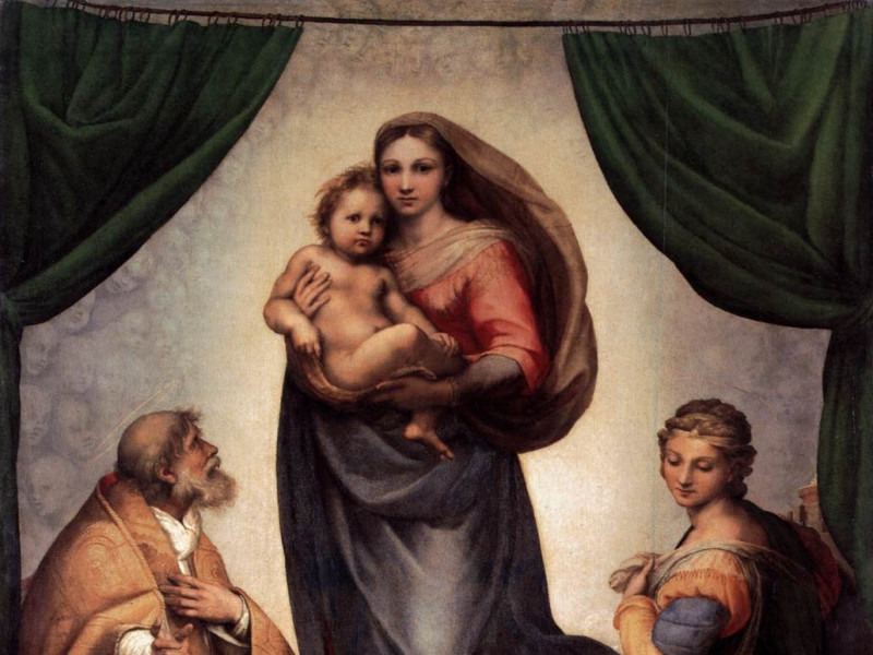 Raffaello, Madonna Sistina Raffaello, Madonna Sistina