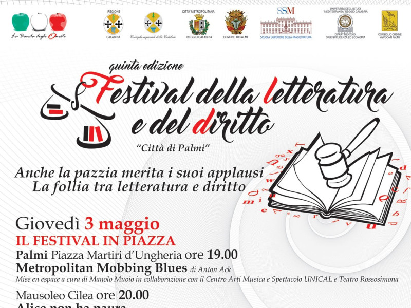 Festival della Letterature e del Diritto "Cittò di Palmi" (Edizione 2018) Festival della Letterature e del Diritto "Cittò di Palmi" (Edizione 2018)