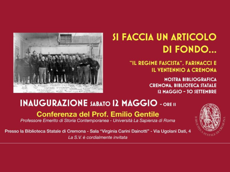 "Si faccia un articolo di fondo..." "Si faccia un articolo di fondo..."