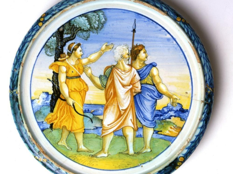 Tagliere da impagliata, 1530 ca. 