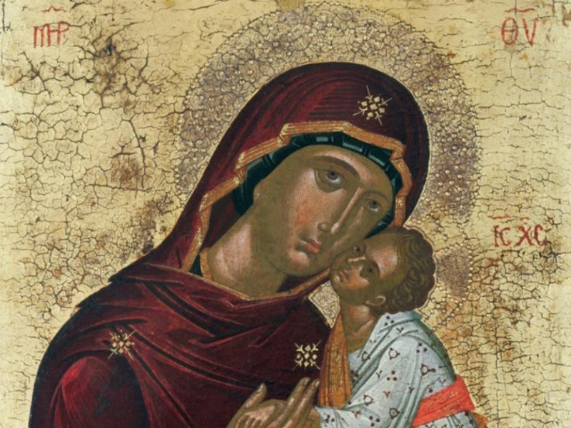 Vergine Glycophilousa, XVI secolo 