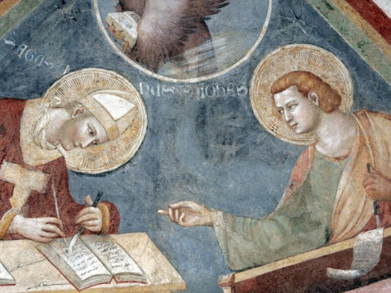 Affreschi da S. Chiara, XIV secolo 