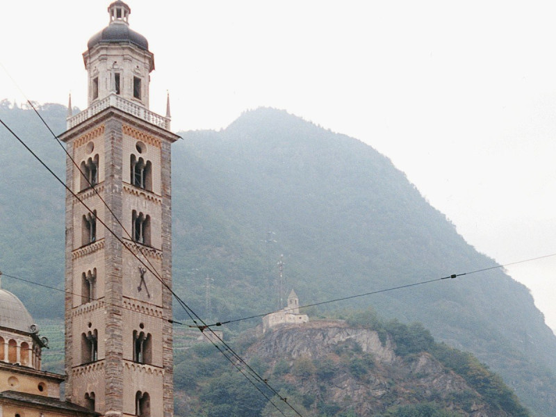 Treno del Bernina a Tirano Treno del Bernina a Tirano