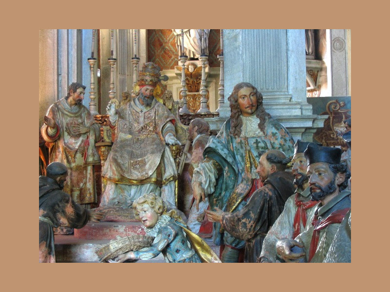 Dionigi Bussola, statue della cappella XX Dionigi Bussola, statue della cappella XX