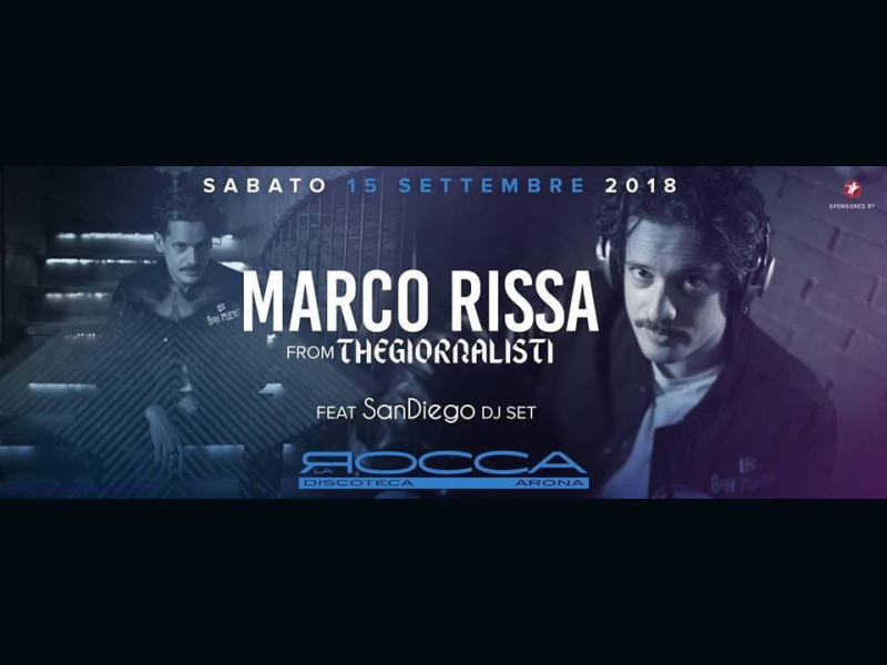 Marco Rissa from Thegiornalisti - 15 Settembre c/o La Rocca Gold - Arona - Marco Rissa from Thegiornalisti - 15 Settembre c/o La Rocca Gold - Arona -