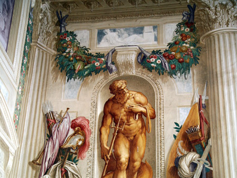 Affresco di Giovanni Battista Zelotti Affresco di Giovanni Battista Zelotti