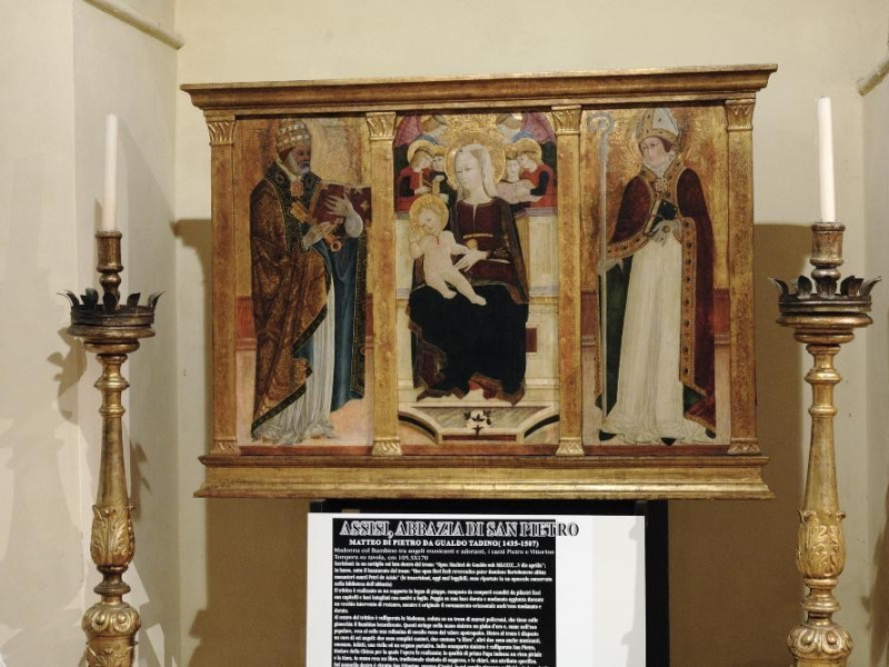 Matteo da Gualdo. Trittico. Madonna con Gesù  Fedeli, Marcello; jpg; 2126 pixels; 1417 pixels Matteo da Gualdo. Trittico. Madonna con Gesù  Fedeli, Marcello; jpg; 2126 pixels; 1417 pixels