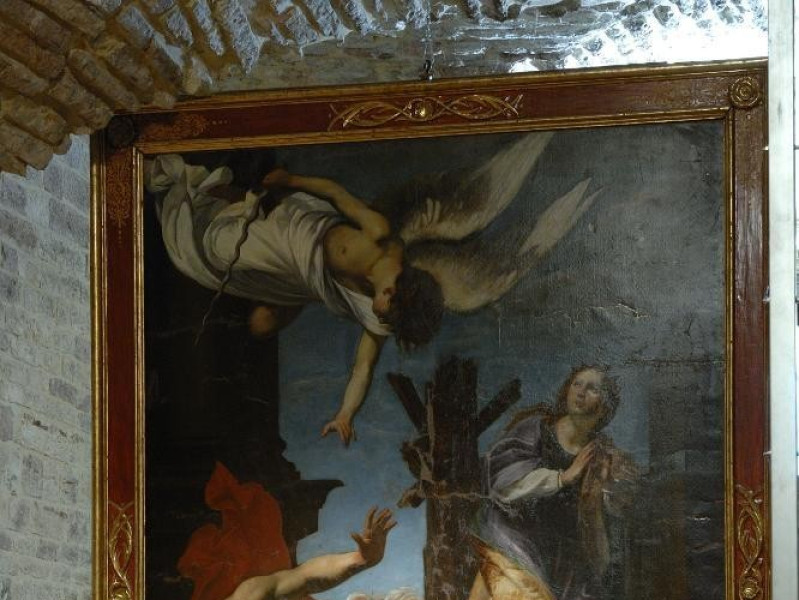 Orazio Riminaldi. Stendardo processionale del Fedeli, Marcello; jpg; 1417 pixels; 2126 pixels Orazio Riminaldi. Stendardo processionale del Fedeli, Marcello; jpg; 1417 pixels; 2126 pixels