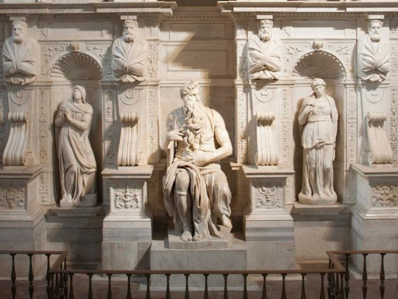 San Pietro in Vincoli Mose' di Michelangelo San Pietro in Vincoli Mose' di Michelangelo