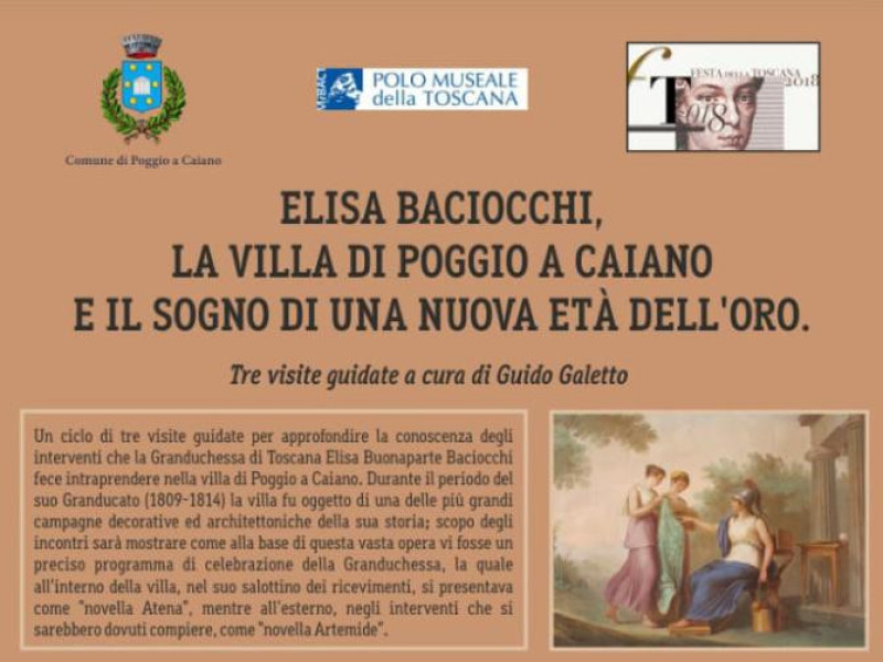Elisa Baciocchi, la villa di Poggio a Caiano e il sogno di una nuova e Elisa Baciocchi, la villa di Poggio a Caiano e il sogno di una nuova e