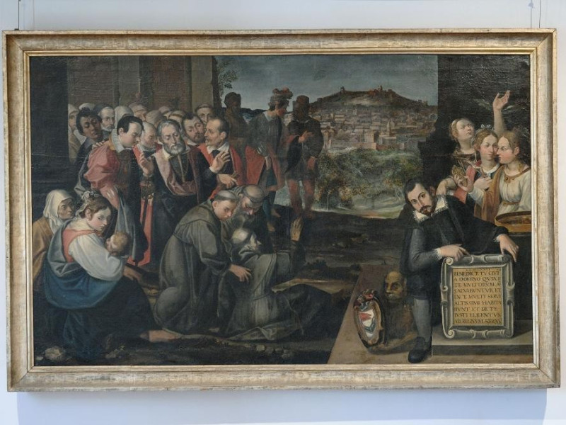 Cesare Sermei. Dipinto. S. Francesco d'Assisi Fedeli, Marcello; jpg; 2126 pixels; 1417 pixels