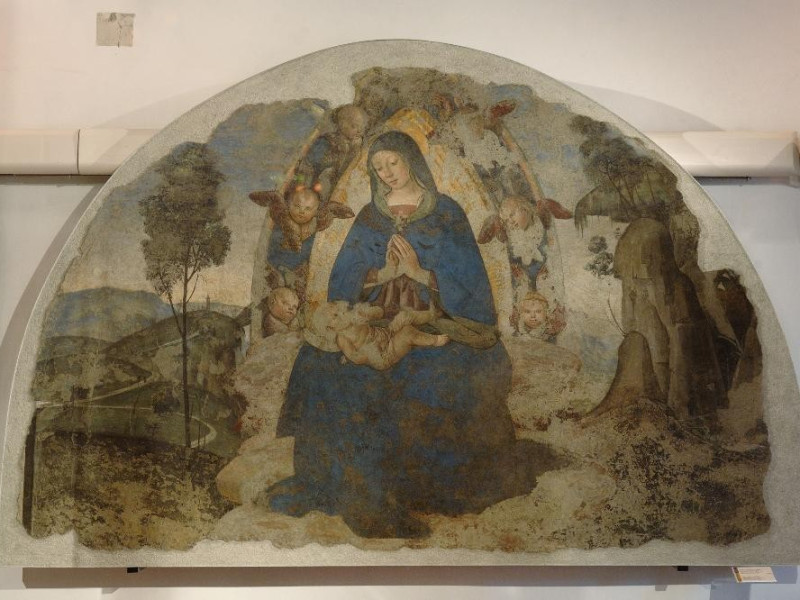 Andrea d’Assisi detto l’Ingegno. Madonna con  Fedeli, Marcello; jpg; 2126 pixels; 1417 pixels