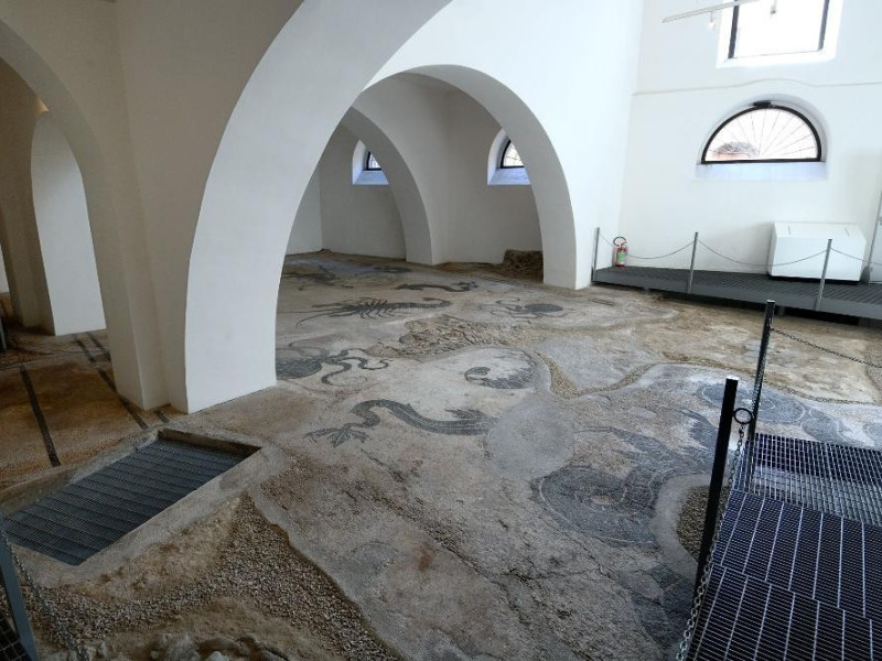 Mosaico delle terme romane. II sec. d.C. Fedeli, Marcello; jpg; 2126 pixels; 1417 pixels Mosaico delle terme romane. II sec. d.C. Fedeli, Marcello; jpg; 2126 pixels; 1417 pixels