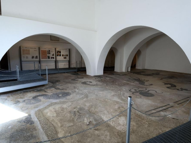 Mosaico delle terme romane. II sec. d.C. Fedeli, Marcello; jpg; 2126 pixels; 1417 pixels Mosaico delle terme romane. II sec. d.C. Fedeli, Marcello; jpg; 2126 pixels; 1417 pixels