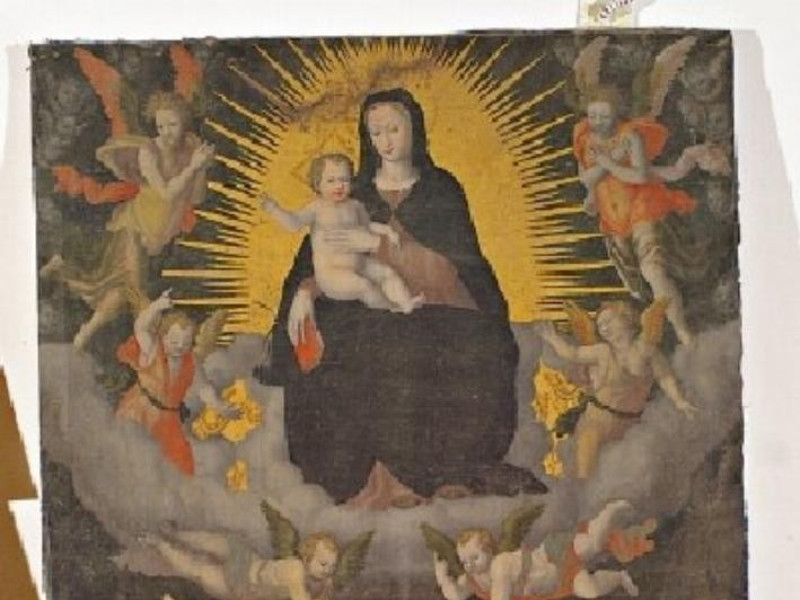 Pittore della fine del XVI secolo, Madonna co Giorgetti, Alessio/ Paparelli, Daniele; jpg; 400 pixels; 564 pixels Pittore della fine del XVI secolo, Madonna co Giorgetti, Alessio/ Paparelli, Daniele; jpg; 400 pixels; 564 pixels