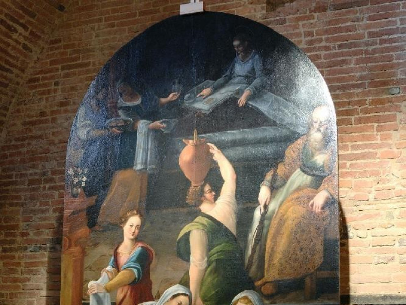 Dipinto. Nascita di Maria. Ambito Italia cent Fedeli, Marcello; jpg; 1417 pixels; 2126 pixels Dipinto. Nascita di Maria. Ambito Italia cent Fedeli, Marcello; jpg; 1417 pixels; 2126 pixels