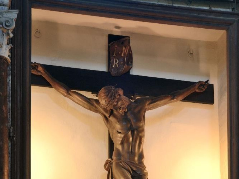 Ambito del Giambologna. Crocifisso. Sec. XVII Fedeli, Marcello; jpg; 1417 pixels; 2126 pixels Ambito del Giambologna. Crocifisso. Sec. XVII Fedeli, Marcello; jpg; 1417 pixels; 2126 pixels