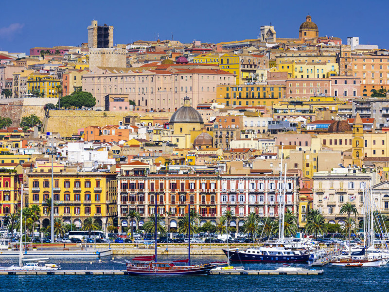 Cagliari, vista dal Porto Cagliari, vista dal Porto
