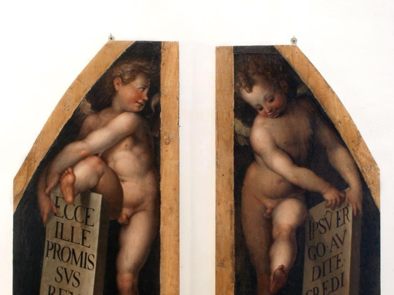 Giulio Pippi detto Giulio Romano (?), Due ang Bellu, Sandro; jpg; 3076 pixels; 3248 pixels