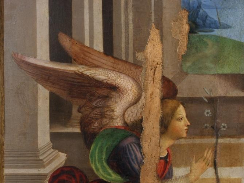 Francesco da Tiferno, Annunciazione, XVI seco Bellu, Sandro; jpg; 2592 pixels; 3872 pixels