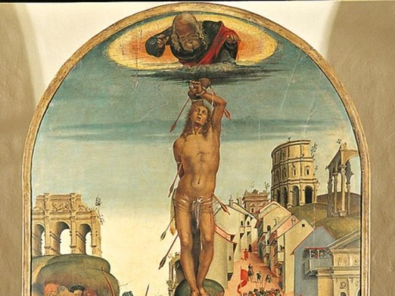 Luca Signorelli, Martirio di san Sebastiano,  Bellu, Sandro/ Castignani, Sante/ Royal Collection Enterprise Ltd. Windsor (England); jpg; 517 pixels; 768 pixels Luca Signorelli, Martirio di san Sebastiano,  Bellu, Sandro/ Castignani, Sante/ Royal Collection Enterprise Ltd. Windsor (England); jpg; 517 pixels; 768 pixels