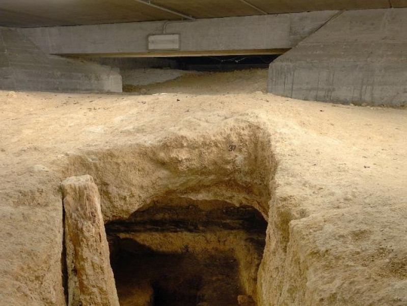 Scavi. Necropoli etrusca di Strozzacapponi.  Fedeli, Marcello; jpg; 1417 pixels; 2126 pixels