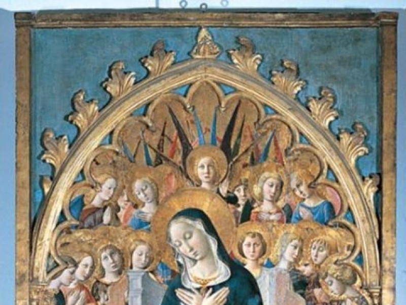 Niccolò di Liberatore, detto l’Alunno, Madonn jpg; 400 pixels; 714 pixels